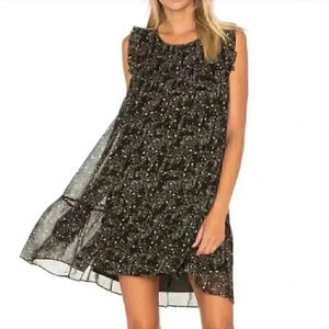 New with tags joie Tahoma silk dress in caviar